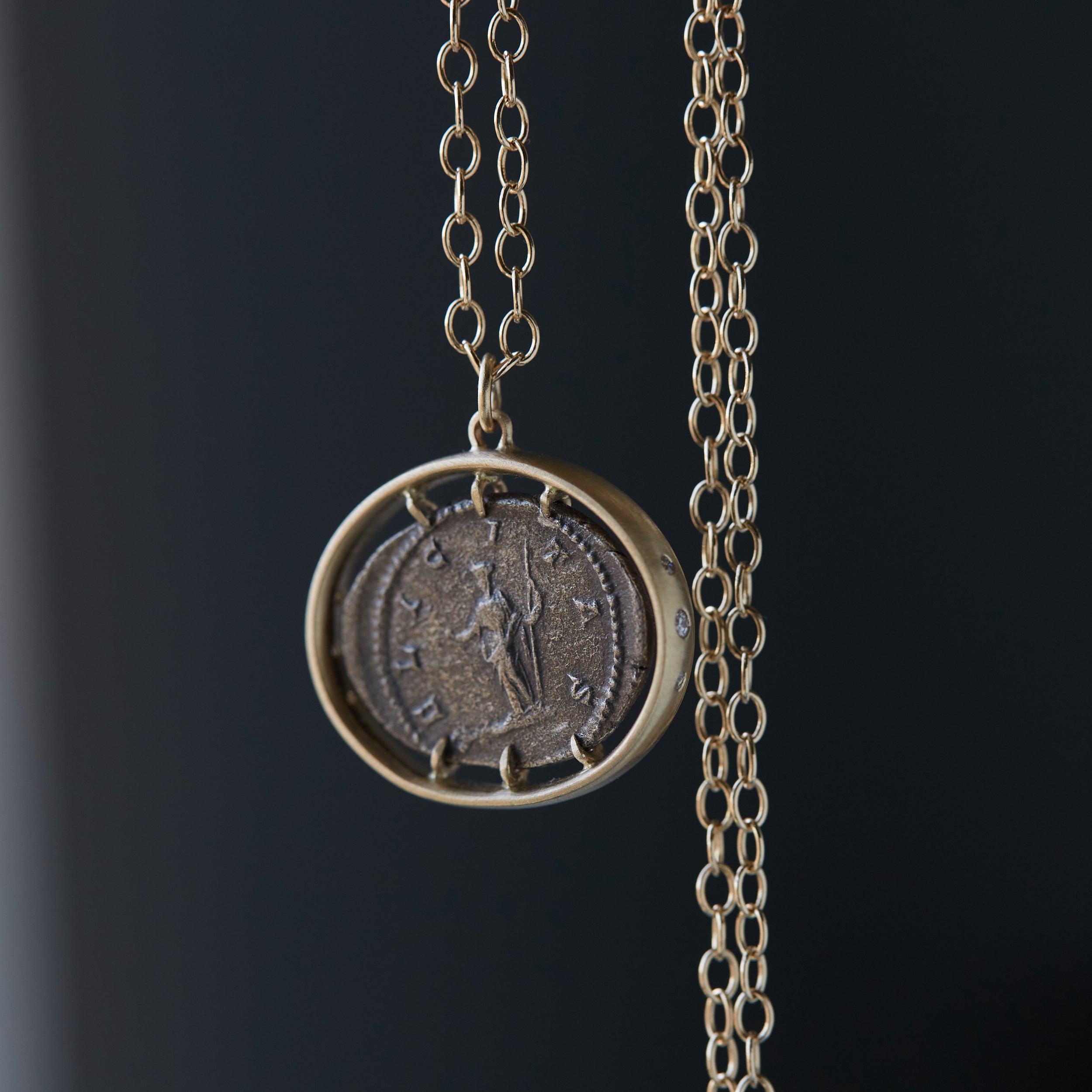 Julia shop coin pendant