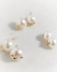 Pearl Ruthie B. Studs with Barnacles