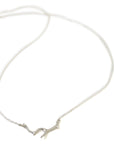 Branch Coral Ruthie B. Necklace on white background.