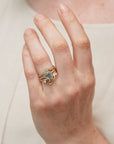 Earthly Wilds Montana Sapphire Vanity Ring