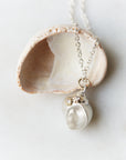 Shell necklace with diamond barnacles Hannah Blount