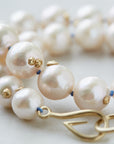 Persephone Pearl Ruthie B. Necklace with Barnacles