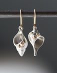 shell earrings diamond barnacles Hannah Blount