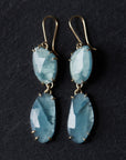 Pollux Aquamarine Vanity Earrings