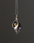 Hermit Crab Cameo Necklace