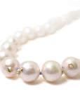 Persephone Pearl Ruthie B. Necklace with Barnacles