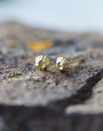 18k gold barnacle studs by Hannah Blount