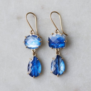 Iris Duet Kyanite Vanity Earrings