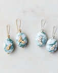 Indian opals with gold and silver barnacles by Hannah Blount Jewelry