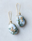 Indian opals with gold barnacles by Hannah Blount Jewelry