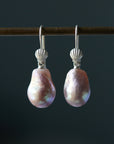 Venus & the Graces Pearl Scallop Shell Ruthie B. Earrings