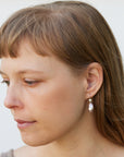 Venus & the Graces Pearl Scallop Shell Ruthie B. Earrings