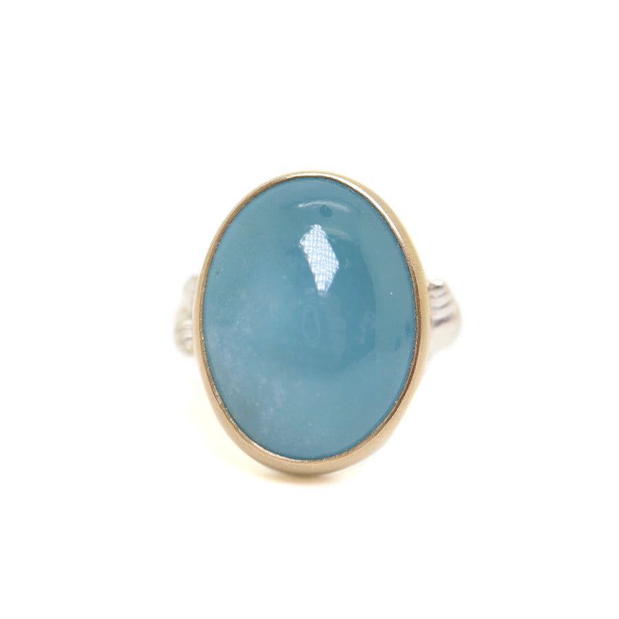 Sentimental Tides Aquamarine Ruthie B. Ring