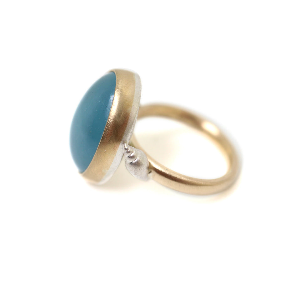 Sentimental Tides Aquamarine Ruthie B. Ring