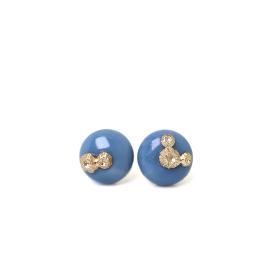 Cosmic Nest Opal Ruthie B. Studs with Barnacles