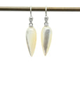 Mother of Pearl Figurehead Cameo Earrings-Hannah Blount Jewelry