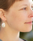 Grand Pearl Ruthie B. Earrings with Barnacles-Hannah Blount Jewelry