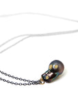 Shooting Star Tahitian Pearl Ruthie B. Necklace with Barnacles-Hannah Blount Jewelry