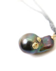 Shooting Star Tahitian Pearl Ruthie B. Necklace with Barnacles-Hannah Blount Jewelry