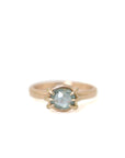 Water Sapphire + Diamond Vanity Ring-Hannah Blount Jewelry