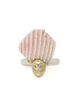 Lunar Halo Shell Cameo Ring-Hannah Blount Jewelry